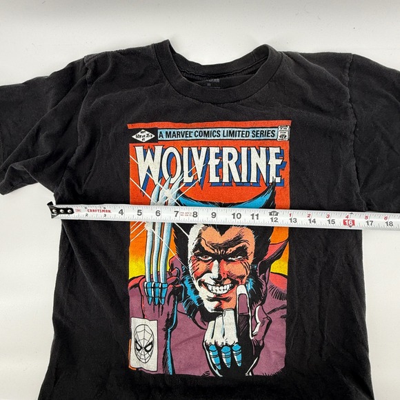 Marvel Comics Wolverine T Shirt‎ XS Black Short Sleeve Graphic Tee - Picture 5 of 7